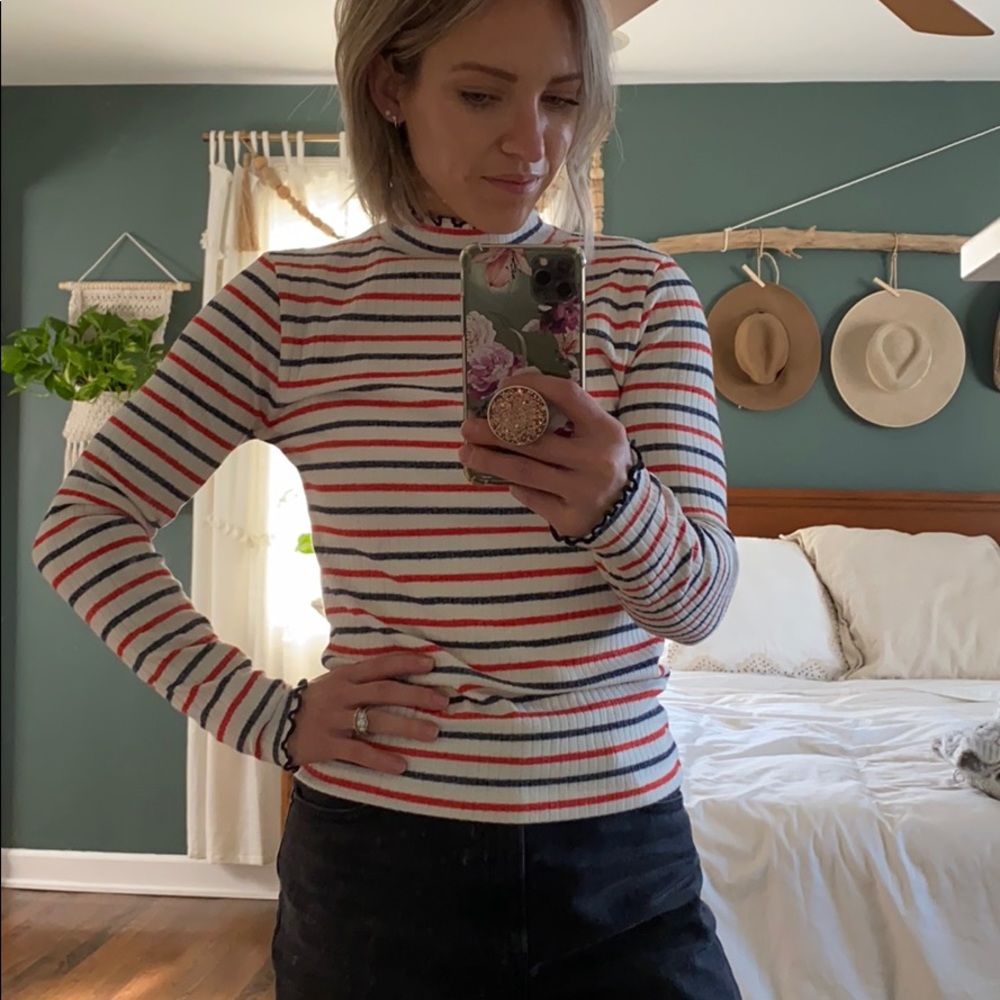 Mock neck turtleneck